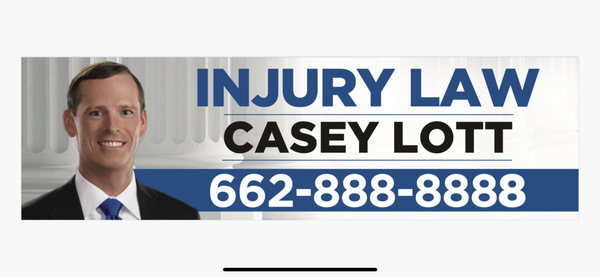 Injury Law, Casey Lott, 662-888-8888